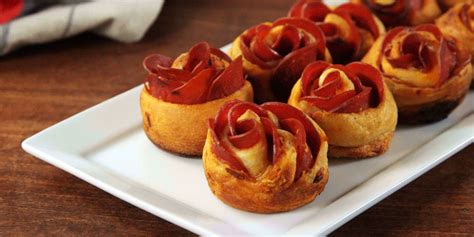 best-pizza-roses-how-to-make-pizza-roses-delish image