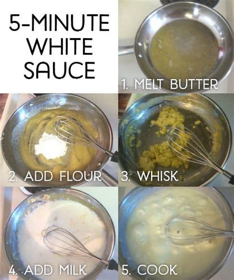 how-to-make-a-white-sauce-includes-variations image