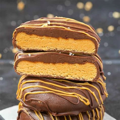keto-chocolate-peanut-butter-no-bake-cookies-4 image