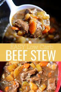 easy-crockpot-low-carb-beef-stew-recipe-sober-julie image