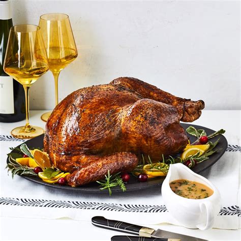roast-turkey-with-white-wine-gravy-eatingwell image