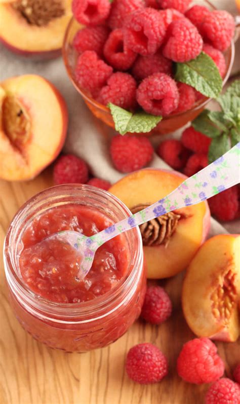 easy-raspberry-peach-jam-a-farmgirls-kitchen image