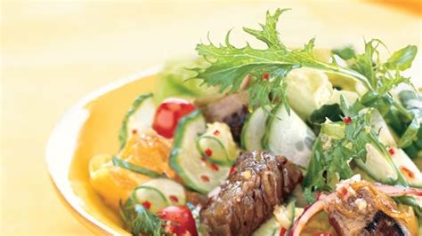 summer-steak-salad-with-ginger-lime-dressing image