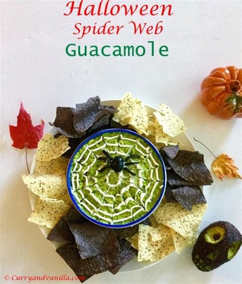 halloween-spider-web-guacamole image