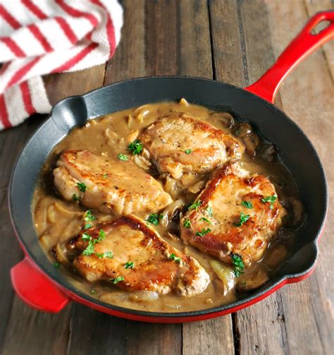 cooks-illustrated-smothered-pork-chops-in-onion-gravy image