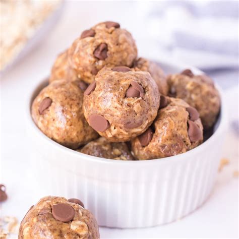 peanut-butter-balls-recipe-no-bake-healthy-snack-the image