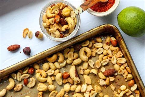 chili-lime-spiced-nuts-easy-recipe-the-food-blog image