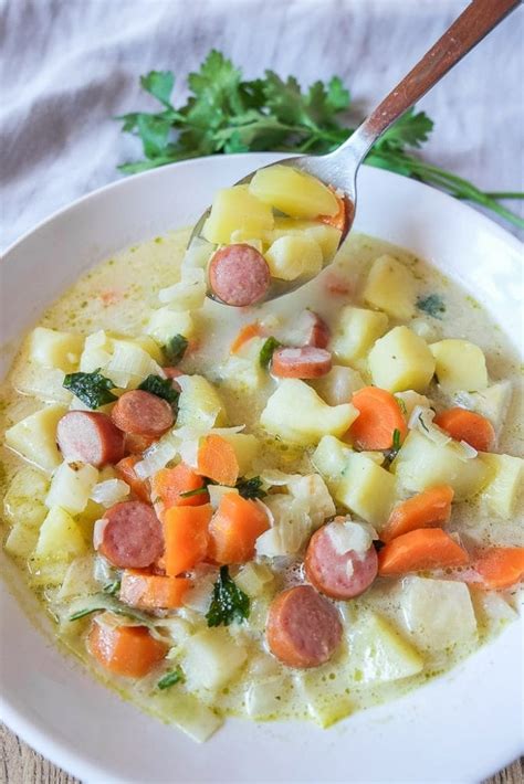german-potato-soup-recipe-kartoffelsuppe image