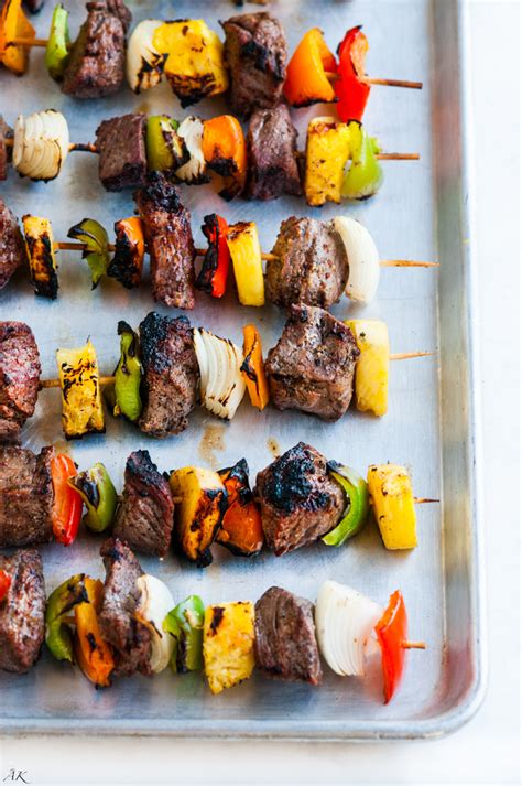 grilled-pineapple-beef-kabobs-aberdeens-kitchen image