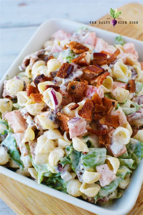 blt-pasta-salad-recipe-with-mayo-and-ranch-dressing image