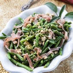 french-green-beans-with-prosciutto-and-pine-nuts image