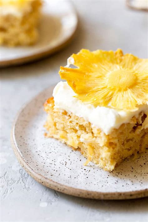 pineapple-sheet-cake-lighter-and-full-fat-version image
