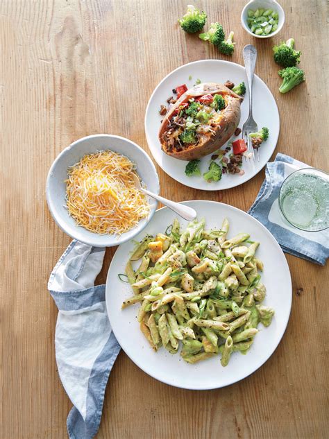 broccoli-and-cheddar-chicken-pasta-recipe-myrecipes image