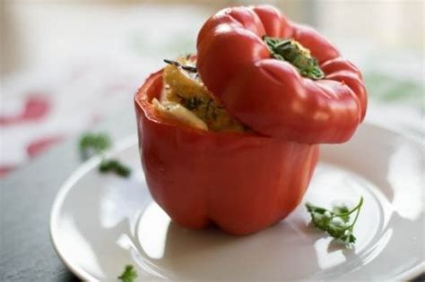 chinese-chicken-stuffed-peppers-recipe-recipesnet image