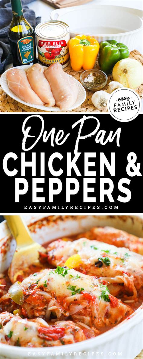 one-pan-baked-chicken-and-peppers-easy-family image
