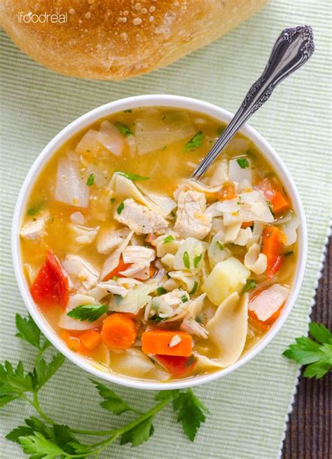 chicken-noodle-vegetable-soup-ifoodrealcom image