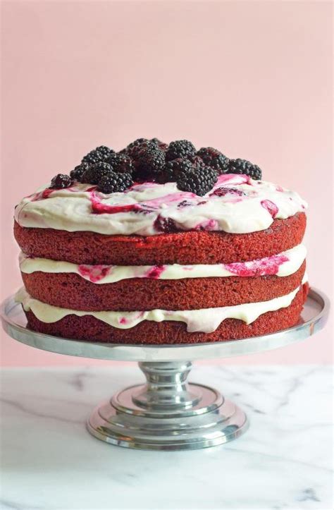 red-velvet-cake-with-blackberry-cream-cheese-whipped image