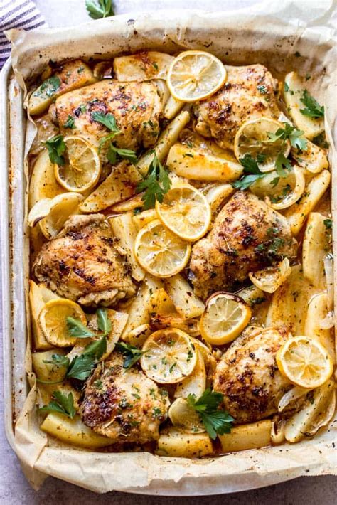 one-pan-lemon-roasted-chicken-and-potatoes-little image