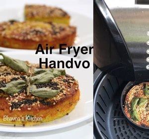 air-fryer-handvo-savory-semolina-bread-cake image