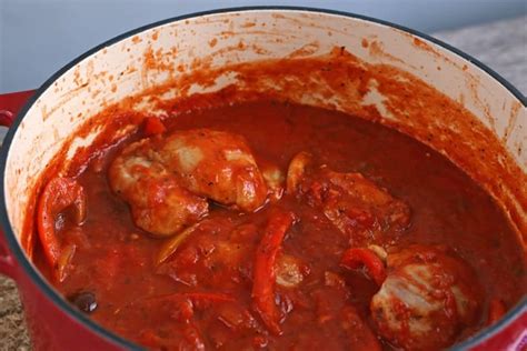 easy-chicken-cacciatore-recipe-with-rice-or-noodles image