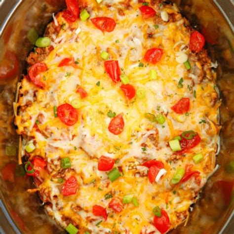 slow-cooker-beef-enchilada-casserole-simply-stacie image