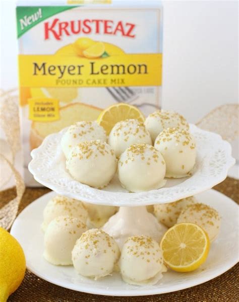 lemon-cake-truffles-butter-with-a-side-of-bread image