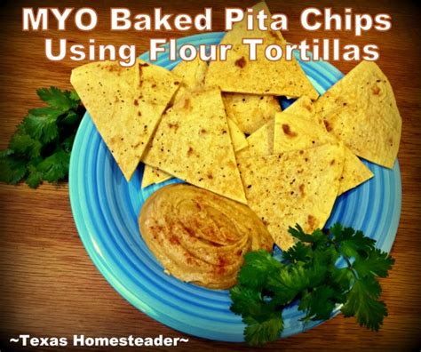 flour-tortillas-baked-into-quick-pita-chips-texas image