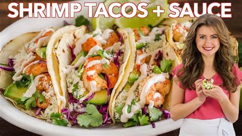 shrimp-tacos-with-best-shrimp-taco-sauce-video image