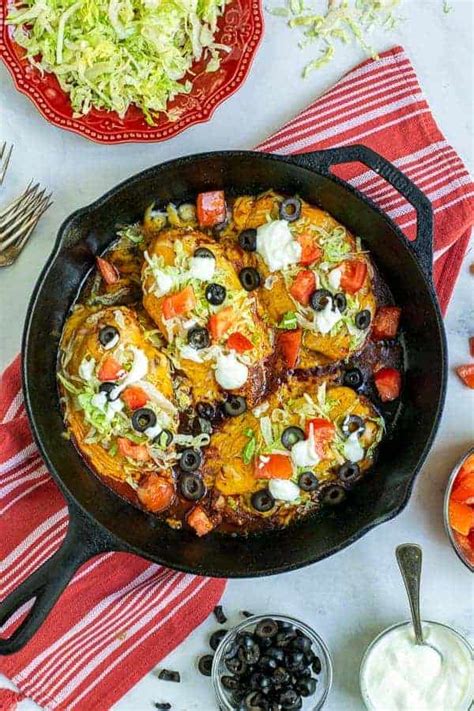 quick-easy-skillet-taco-chicken-breasts-the-schmidty image
