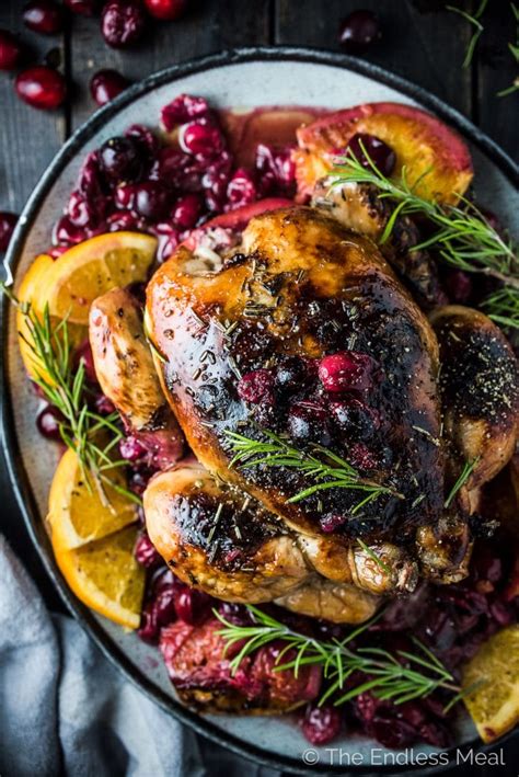 orange-cranberry-roast-chicken-the-endless-meal image
