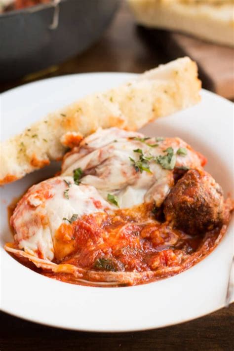 meatballs-lasagna-skillet-oh-sweet-basil image