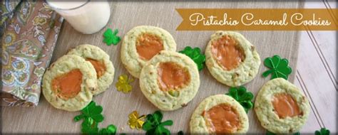 pistachio-caramel-cookies-st-patricks-collection image