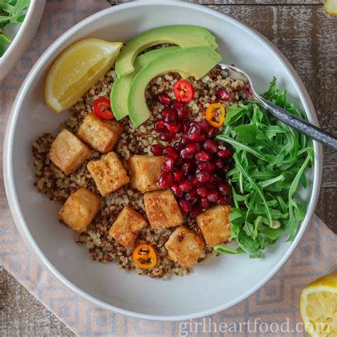 crispy-tofu-bowls-with-yogurt-sauce-girl-heart-food image