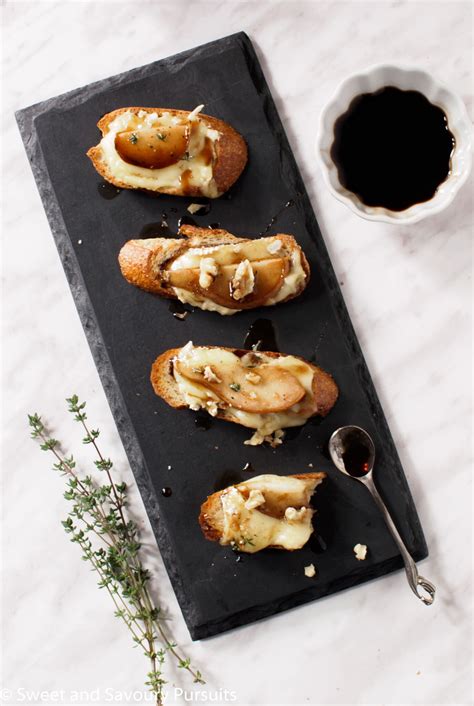 pear-and-brie-crostini-sweet-and-savoury-pursuits image