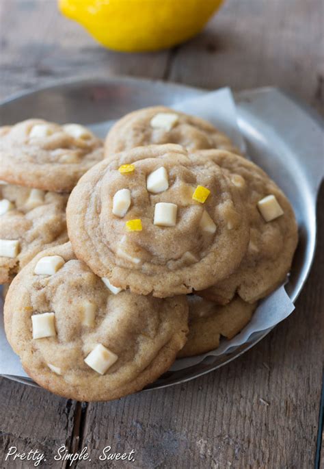lemon-white-chocolate-chip-cookies-pretty image