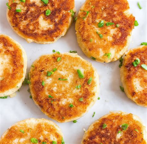 fluffy-mashed-potato-and-cheese-pancakes image