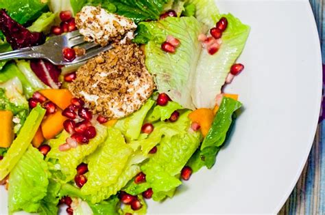 persimmon-pomegranate-salad-with-pecan image