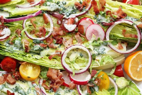 romaine-wedge-salad-with-creamy-herb-dressing image