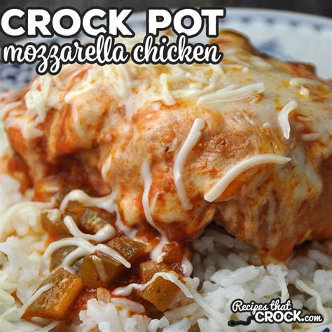 crock-pot-mozzarella-chicken-and-rice-recipes-that image