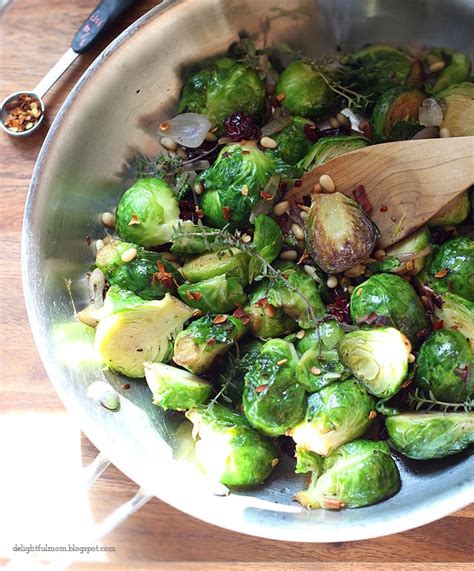 sweet-and-spicy-sauteed-brussels-sprouts-delightful image