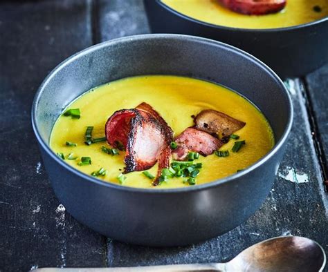 curried-pear-and-parsnip-soup-with-crispy-bacon-and image