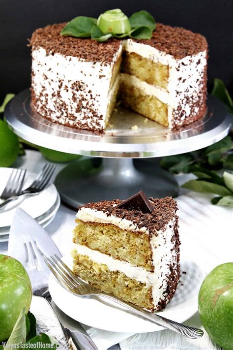 simple-moist-homemade-apple-cake-super-easy image