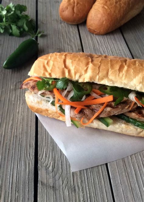 pork-banh-mi-with-pickled-carrot-and-daikon image