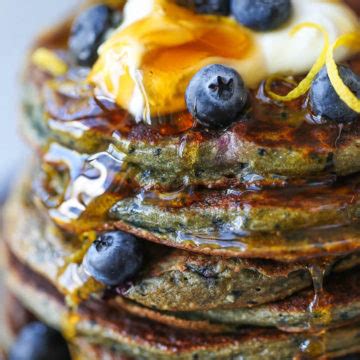 blueberry-blender-pancakes-damn-delicious image