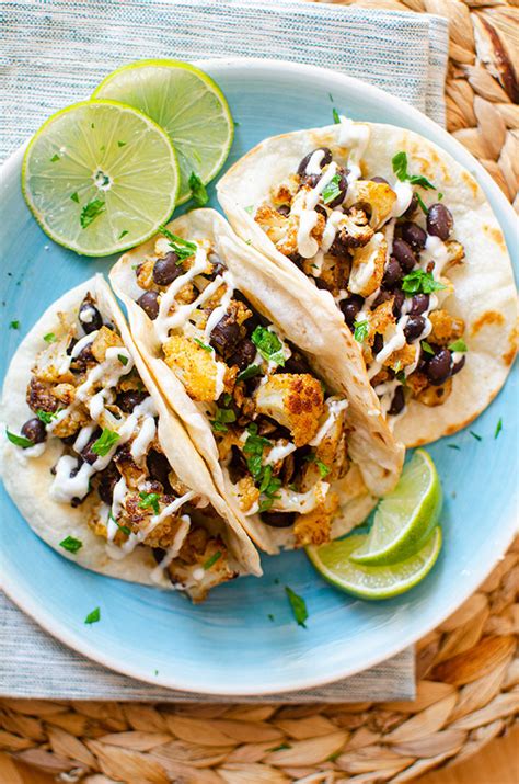 roasted-cauliflower-tacos-with-black-beans-living-lou image