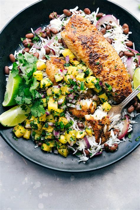 blackened-tilapia-with-a-pineapple-salsa-chelseas image