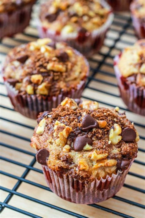 banana-chocolate-chip-muffins-with-cinnamon-streusel image