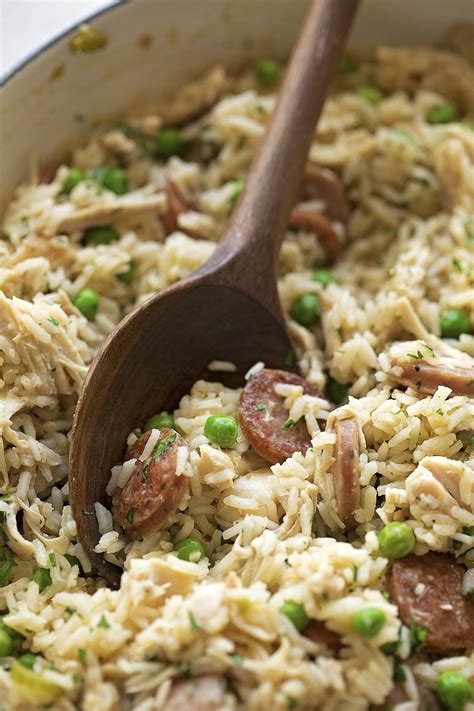 chicken-sausage-and-rice-skillet-life-made image