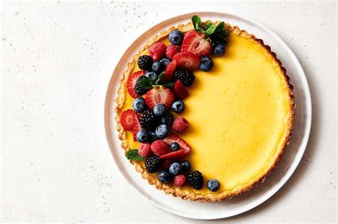 lemon-tart-with-fresh-berries-recipe-king-arthur-baking image