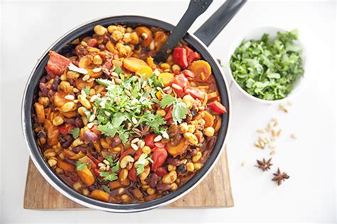vegan-moroccan-spiced-beans-meat-and-travel image